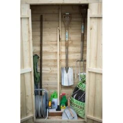 3'6 X 2' Forest Tall Pent Wooden Garden Storage Tool Store - Outdoor Patio Storage (1m X 0.55m) -Lifetina Shop opptgshd 9