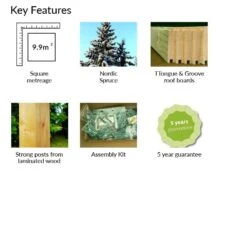 3.3x3.3m (11'x11') Palmako Betty Garden Pavilion - Luxury Gazebo -Lifetina Shop palmako kf betty pav 3333 1of2 min