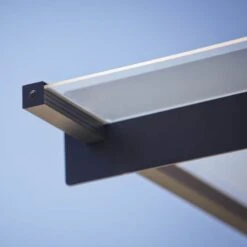 10' X 3' Palram Canopia Nancy 3000 Door Canopy - Grey (3.01m X 0.94m) -Lifetina Shop palram canopia door awnings nancy grey features 4 aluminum trims