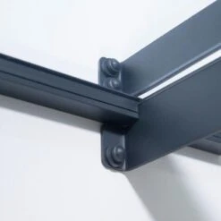 10' X 3' Palram Canopia Nancy 3000 Door Canopy - Grey (3.01m X 0.94m) -Lifetina Shop palram canopia door awnings nancy grey clear gasket wall mounting