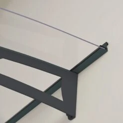 Palram Canopia Aquila 1500 Clear Door Canopy -Lifetina Shop palram awnings aquila grey clear back sealing gasket new min