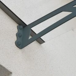 Palram Canopia Aquila 1500 Clear Door Canopy -Lifetina Shop palram awnings aquila grey clear wall mounting new min