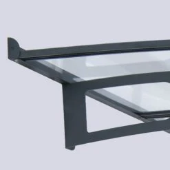 Palram Canopia Vega Grey 2000 Clear Door Canopy -Lifetina Shop palram canopies vega 2000 wall mounting 01