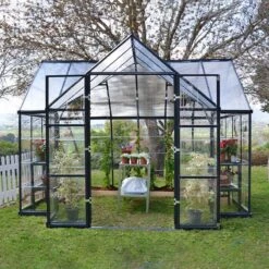12'x10' Palram Canopia Victory Orangery Large Walk In Polycarbonate Greenhouse (3.6x3m) -Lifetina Shop palram greenhouses victory orangery7