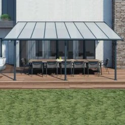 10x30 Palram Canopia Sierra Grey Patio Cover