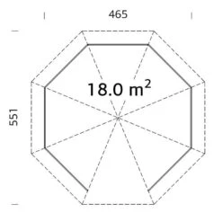 4.5x4.5m (15'x15') Palmako Betty Garden Pavilion - Luxury Gazebo 9 4.5x4.5m (15'x15') Palmako Betty Garden Pavilion - Luxury Gazebo -Lifetina Shop pav 5546 betty 18m drawing