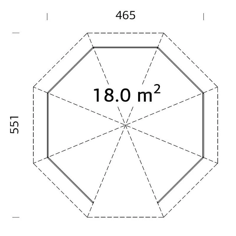 4.5x4.5m (15'x15') Palmako Betty Garden Pavilion - Luxury Gazebo 3 4.5x4.5m (15'x15') Palmako Betty Garden Pavilion - Luxury Gazebo - Image 3