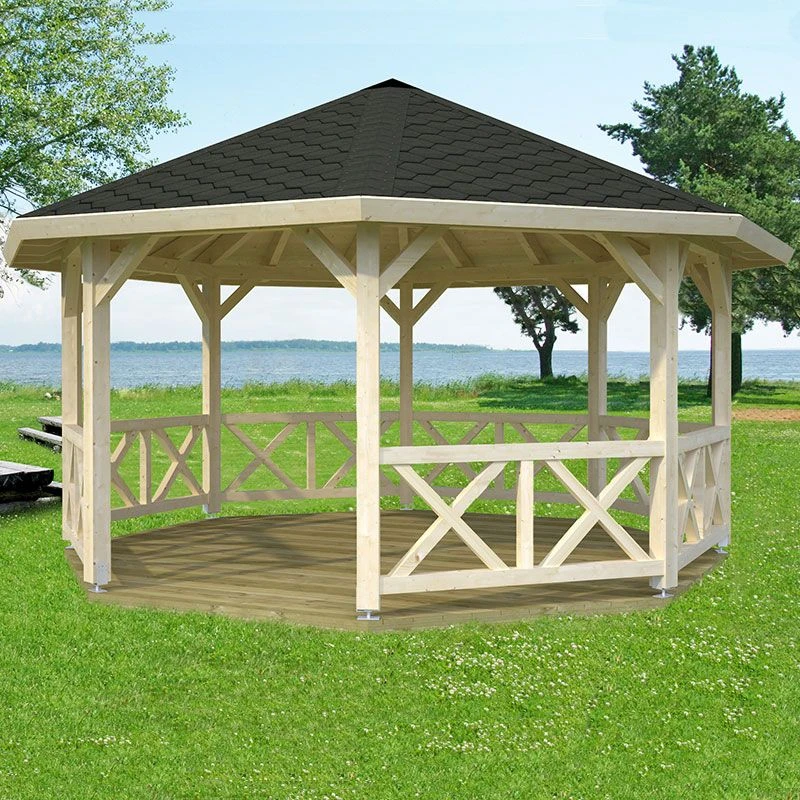 4.5x4.5m (15'x15') Palmako Betty Garden Pavilion - Luxury Gazebo 1 4.5x4.5m (15'x15') Palmako Betty Garden Pavilion - Luxury Gazebo