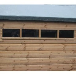 7' X 5' Traditional Shiplap Pent Security Wooden Garden Shed (2.14m X 1.52m) -Lifetina Shop pent security sheds feature1 min 5