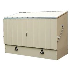 6x3 Trimetals Cream 'Protect.a.Cycle' Secure Garden Storage -Lifetina Shop protectacyclecream 04