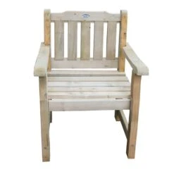 Forest Rosedene Wooden Garden Chair 2'x2' (0.64x0.6m) -Lifetina Shop rochhd 2