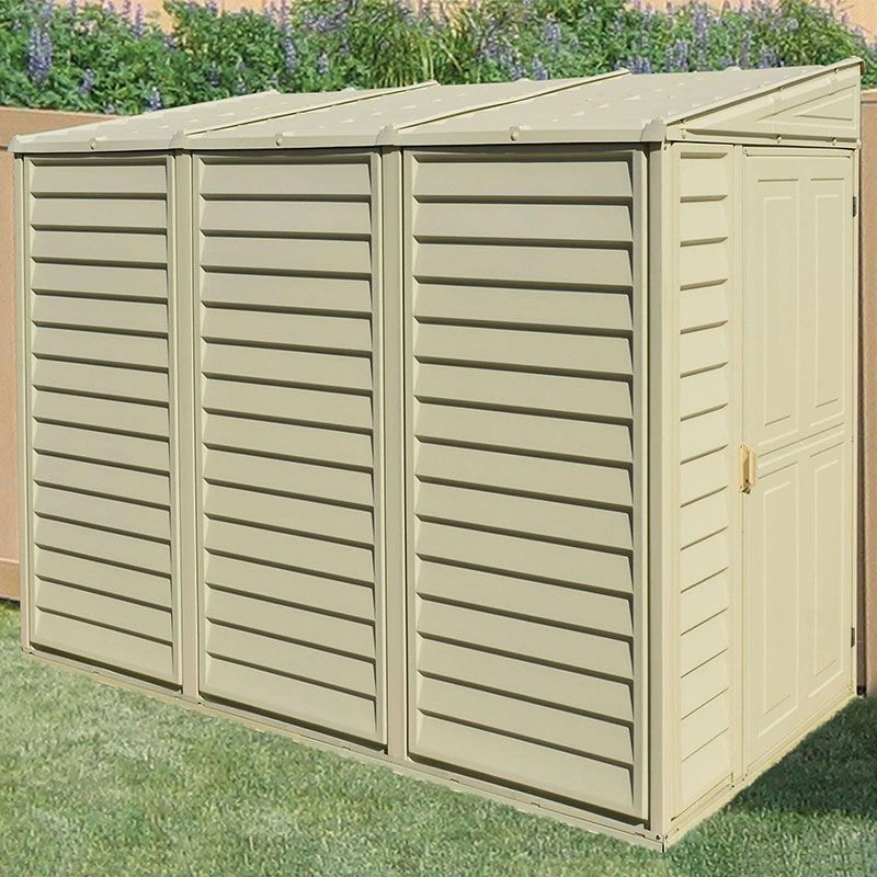 4' X 8' Saffron Lean To Plastic Vinyl Shed (1.21m X 2.39m) 3 4' X 8' Saffron Lean To Plastic Vinyl Shed (1.21m X 2.39m) - Image 3