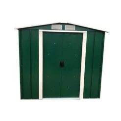 6' X 4' Sapphire Apex Green Metal Shed (2.02m X 1.22m) -Lifetina Shop sapphire64gn sapphire 6x4 green cutout1