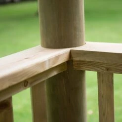 11'x11' (3.5x3.5m) Square Wooden Garden Gazebo With Timber Roof -Lifetina Shop sgg35mttnbin 3.5m square gazebo no base2