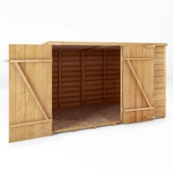 4x6 Mercia Overlap Wooden Pent Bike/ Garden Storage -Lifetina Shop si 001 001 00145bun 6 min