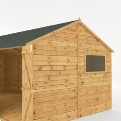 20' X 10' Mercia Shiplap Reverse Apex Workshop (6m X 3.2m) -Lifetina Shop si 001 004 0116 20x10 workshop feature2 min