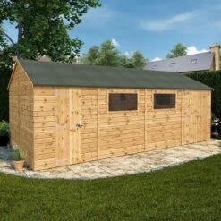 20' X 10' Mercia Shiplap Reverse Apex Workshop (6m X 3.2m)