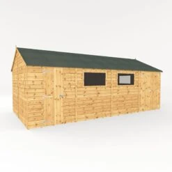 20' X 10' Mercia Shiplap Reverse Apex Workshop (6m X 3.2m) -Lifetina Shop si 001 004 0116 20x10 workshop render1 min