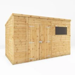 12' X 6' Mercia Shiplap Pent Shed (3.5m X 1.8m) -Lifetina Shop si 001 004 0129 12x6 pent shed render3 min 1