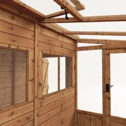 8'3 X 8'2 Mercia Wooden Combi Shed Greenhouse (2.53x2.50m) -Lifetina Shop si 001 005 0001 11 min