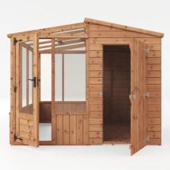 8'3 X 8'2 Mercia Wooden Combi Shed Greenhouse (2.53x2.50m) -Lifetina Shop si 001 005 0001 7 min