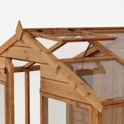 8'x6' (2.4x1.8m) Mercia Shiplap Wooden Apex Greenhouse Combi Shed -Lifetina Shop si 004 001 0024 8x6 mercia shiplap combi greenhouse feature3 min 1