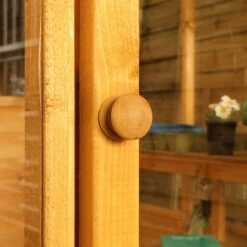 12'x6' (3.6x1.8m) Mercia Shiplap Wooden Apex Greenhouse Combi Shed -Lifetina Shop si 004 001 0026 12x6 traditional apex greenhouse combi shed door2