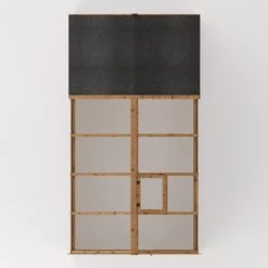 12'x6' (3.6x1.8m) Mercia Shiplap Wooden Apex Greenhouse Combi Shed -Lifetina Shop si 004 001 0026 12x6 mercia shiplap combi greenhouse feature3 min