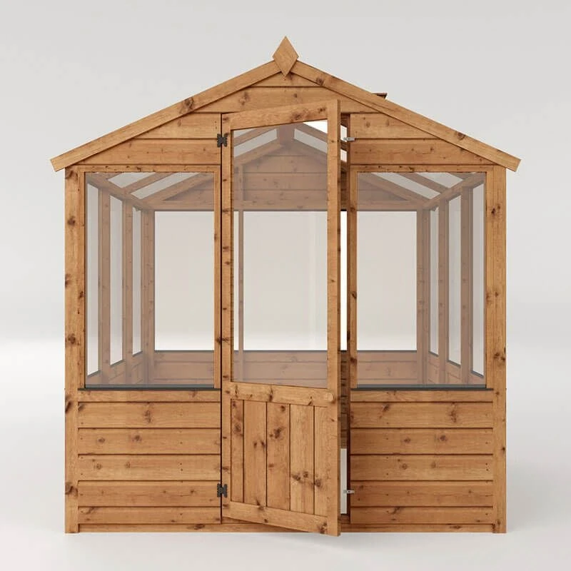 6' X 6' Mercia Shiplap Wooden Greenhouse (1.9m X 1.8m) 4 6' X 6' Mercia Shiplap Wooden Greenhouse (1.9m X 1.8m) - Image 4