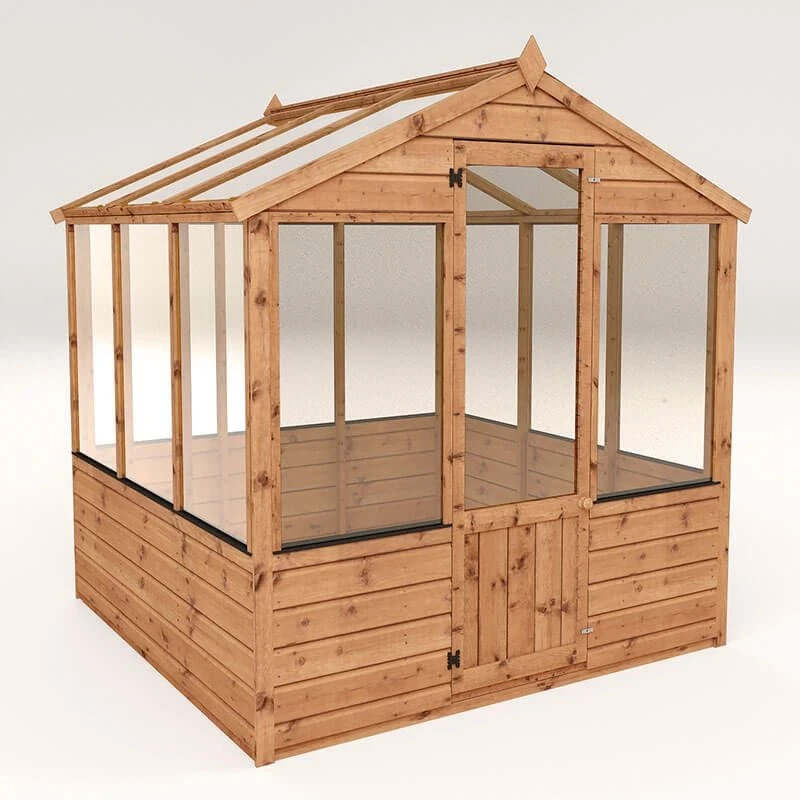 6' X 6' Mercia Shiplap Wooden Greenhouse (1.9m X 1.8m) 5 6' X 6' Mercia Shiplap Wooden Greenhouse (1.9m X 1.8m) - Image 5