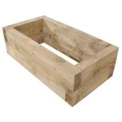 Forest Sleeper Raised Bed 4'x2' (1.3x0.7m) -Lifetina Shop slbed42hd 03