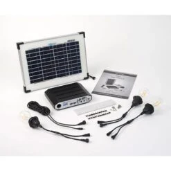 Solartech Premium Garden Building Solar Lighting Kit 5 - Suitable For Gazebos Up To 5m X 4m (16' X 14')