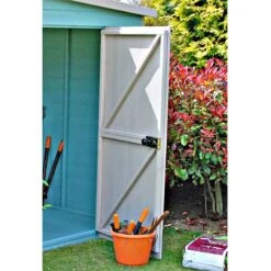 10' X 10' Shire Sun Pent Wooden Garden Potting Shed (3.22m X 3.21m) -Lifetina Shop sunp1010dsl 1aa sun pent 10x10 door