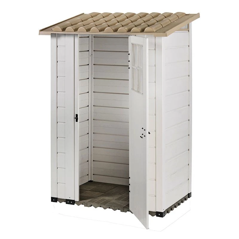 4' X 2'6 Shire Tuscany Evo 100 Plastic Garden Storage Shed (1.22m X 0.82m) 10 4' X 2'6 Shire Tuscany Evo 100 Plastic Garden Storage Shed (1.22m X 0.82m) - Image 10