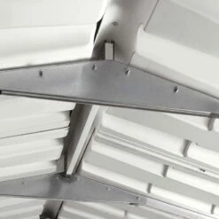 6'6 X 8' Shire Tuscany Evo 240 Apex Plastic Double Door Shed (2.02m X 2.42m) -Lifetina Shop tevo2404pvc 1aa 6x8 shire tuscany evo 240 roof internal min