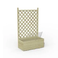 2'7 X 1'4 Forest Trellis Wooden Garden Planter (0.8m X 0.4m) -Lifetina Shop tpla 2