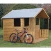6' X 8' Traditional Shiplap 8' Cabin Garden Shed (1.83m X 2.44m)