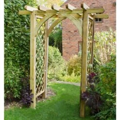 Forest Ultima Wooden Garden Pergola Arch 6'x4' -Lifetina Shop uparthd 1