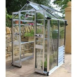 4' X 4' Halls Cotswold Birdlip Small Greenhouse With Toughened Glass (1.47m X 1.32m)