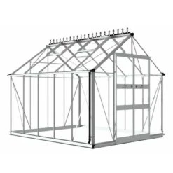 8' X 10' Halls Cotswold Blockley Greenhouse With Toughened Glass (2.56m X 3.17m) -Lifetina Shop v01620 eden blockley 8x10 greenhouse cutout min