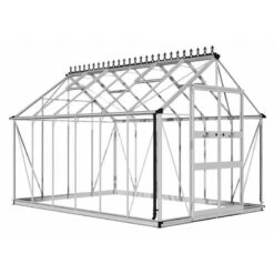8' X 12' Halls Cotswold Blockley Greenhouse With Toughened Glass (2.56m X 3.79m) -Lifetina Shop v01629 eden blockley 8x12 greenhouse cutout min