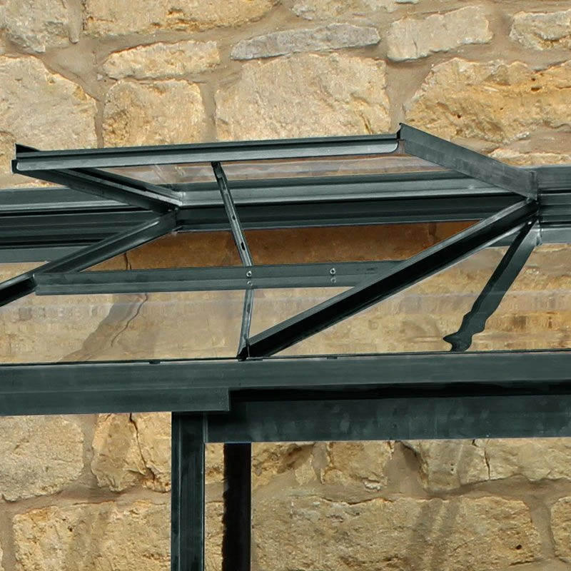 8' X 4' Halls Cotswold Broadway 84 Green Lean-To Greenhouse (2.56m X 1.32m) 4 8' X 4' Halls Cotswold Broadway 84 Green Lean-To Greenhouse (2.56m X 1.32m) - Image 4