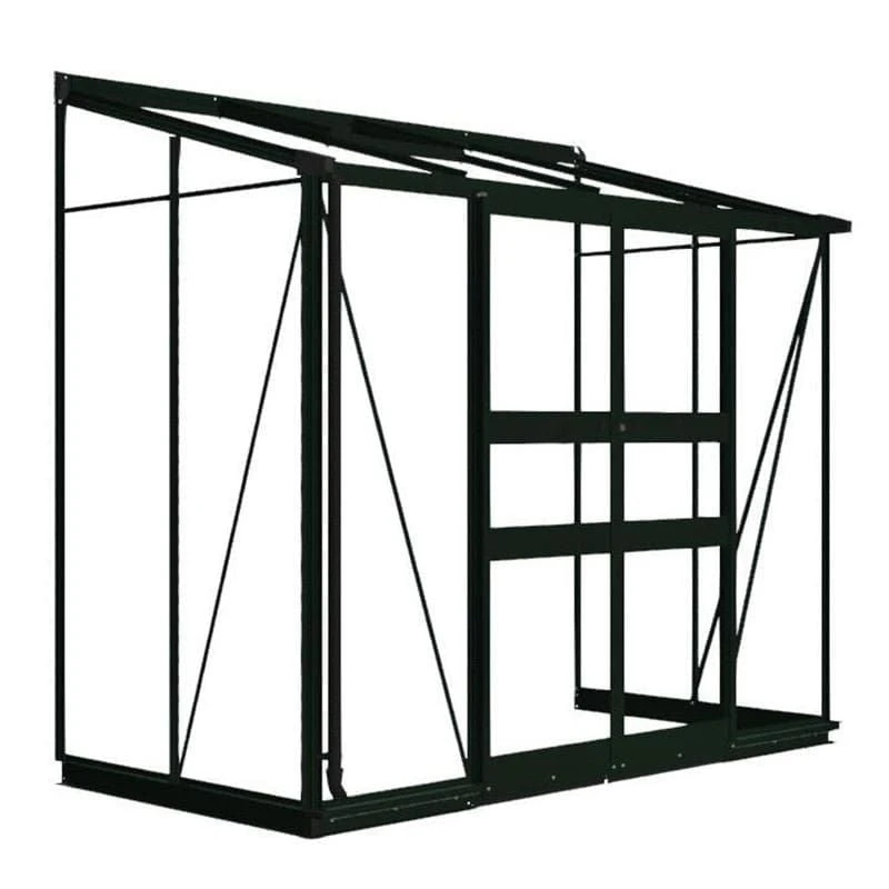 8' X 4' Halls Cotswold Broadway 84 Green Lean-To Greenhouse (2.56m X 1.32m) 6 8' X 4' Halls Cotswold Broadway 84 Green Lean-To Greenhouse (2.56m X 1.32m) - Image 6