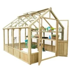 10'x8' Forest Vale Victorian Wooden Greenhouse (3.2x2.4m) - Installation Included