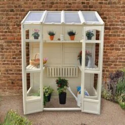 5'x2' Forest Victorian Tall Wall Greenhouse (1.5x0.6m) -Lifetina Shop victghhd 02