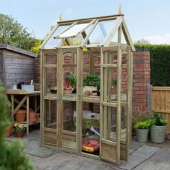 3' X 4' Forest Victorian Walkaround Greenhouse With Auto Vent (0.9 X 1.2m)