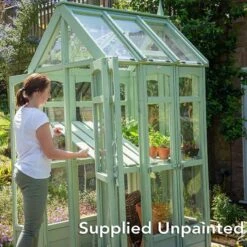 3' X 4' Forest Victorian Walkaround Greenhouse With Auto Vent (0.9 X 1.2m) -Lifetina Shop wrghav forest victorian walkaround greenhouse with auto vent insitu4 min 1